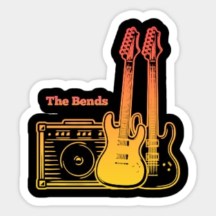 The Bends Play With Guitars Sticker